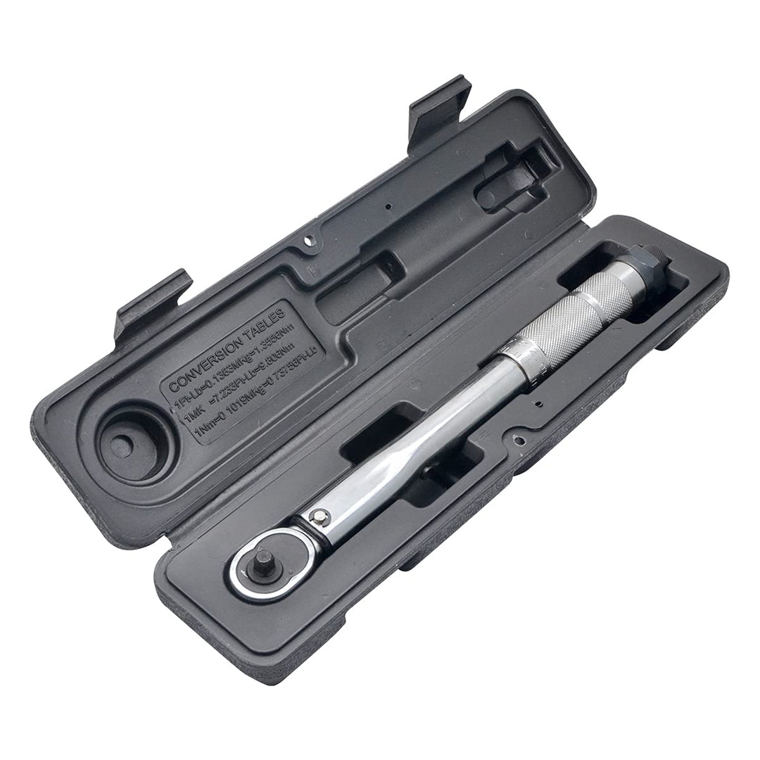 Riloer 1/4 '' AdjDEtable Torque Wrench Drive Spanner 5-25NM für die Reparatur von Fahrradmotorrädern