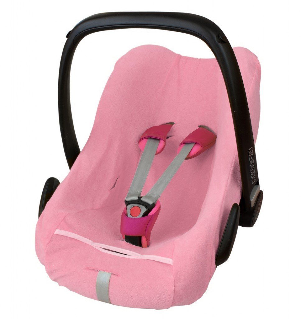 ByBoom - Frottee Sommerbezug, Schonbezug für Babyschale, Autositz, z.B. Maxi Cosi CabrioFix, City, P