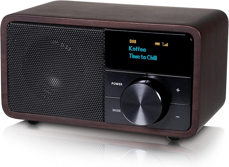 Kathrein DAB plus Radio mini I Digitalradio DAB+ u. UKW mit Bluetooth, Aux 3,5mm & Akku I kleines Kü