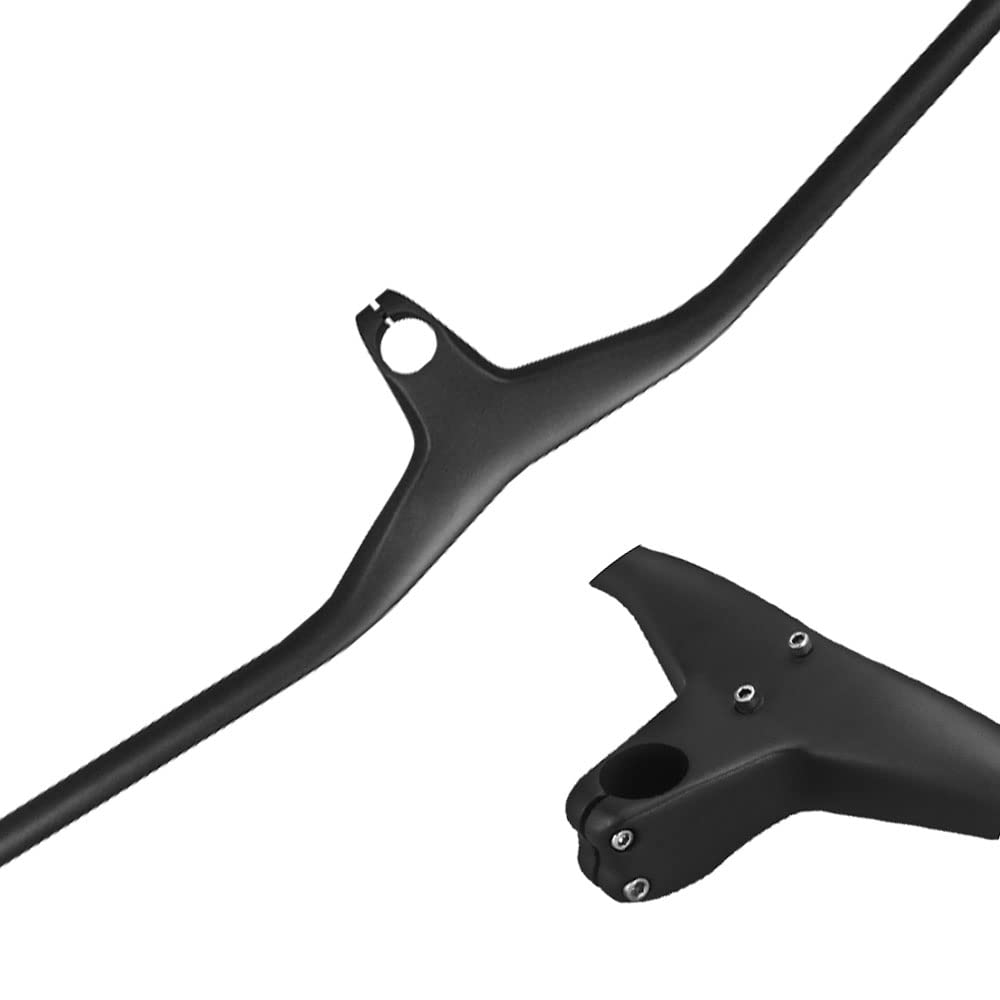 RXL SL MTB Downhill Carbon Lenker - Integrierter Riser 28.6mm, 720x70mm für Mountainbike und Fahrrad