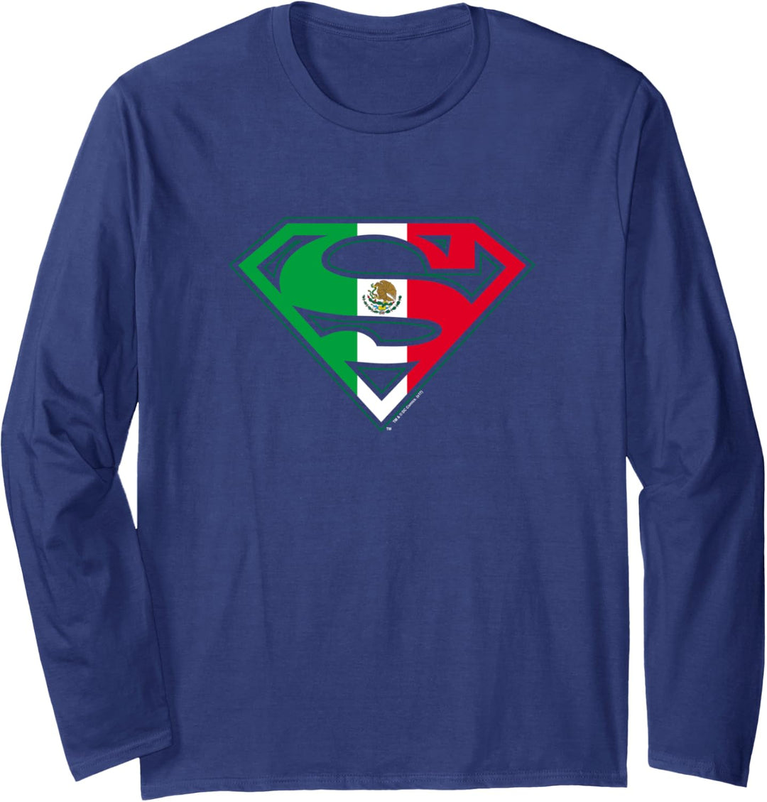 Superman Mexican Shield Langarmshirt