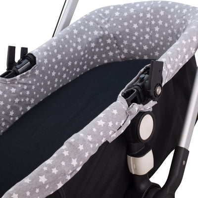 JYOKO KIDS Schutzhülle kompatibel mit Babyschale für Kinderwagen (WHITE STAR), White Star