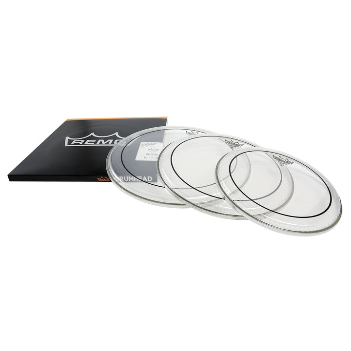 Remo Schlagzeugfell Pinstripe Transparent ProPack 12 Zoll, 13 Zoll, 16 Zoll PP-0912-PS