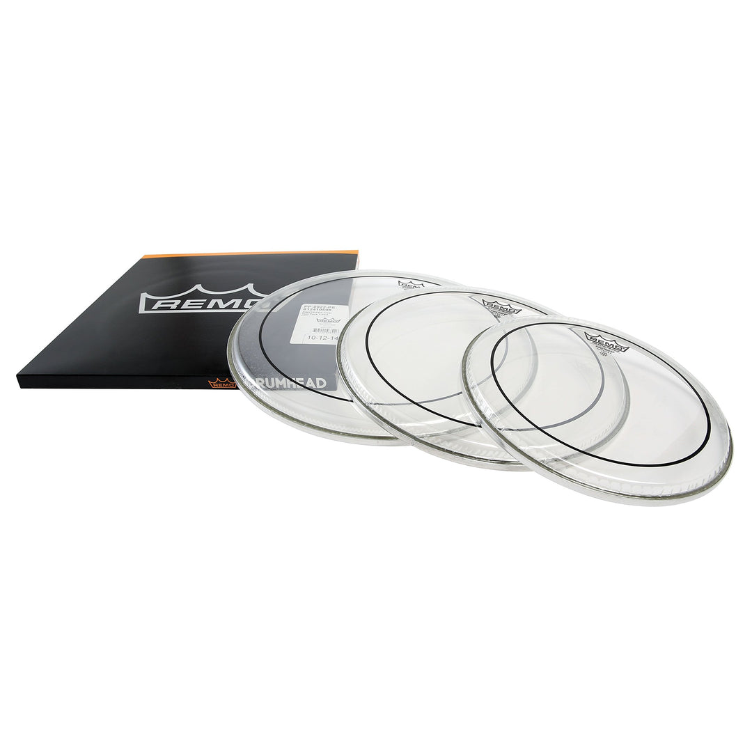 Remo Schlagzeugfell Pinstripe Transparent ProPack 12 Zoll, 13 Zoll, 16 Zoll PP-0912-PS