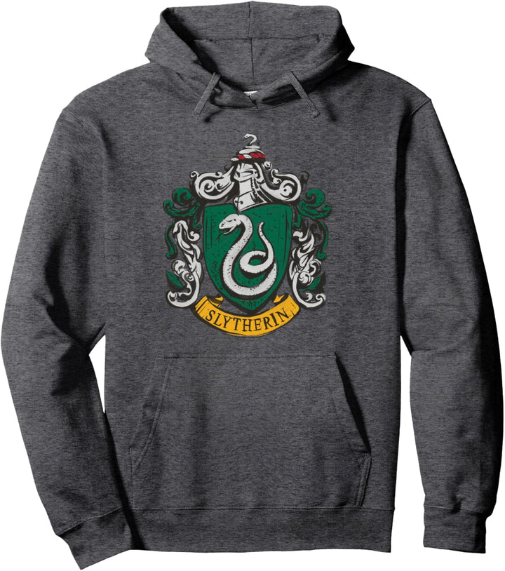 Harry Potter Drawn Slytherin Crest Pullover Hoodie
