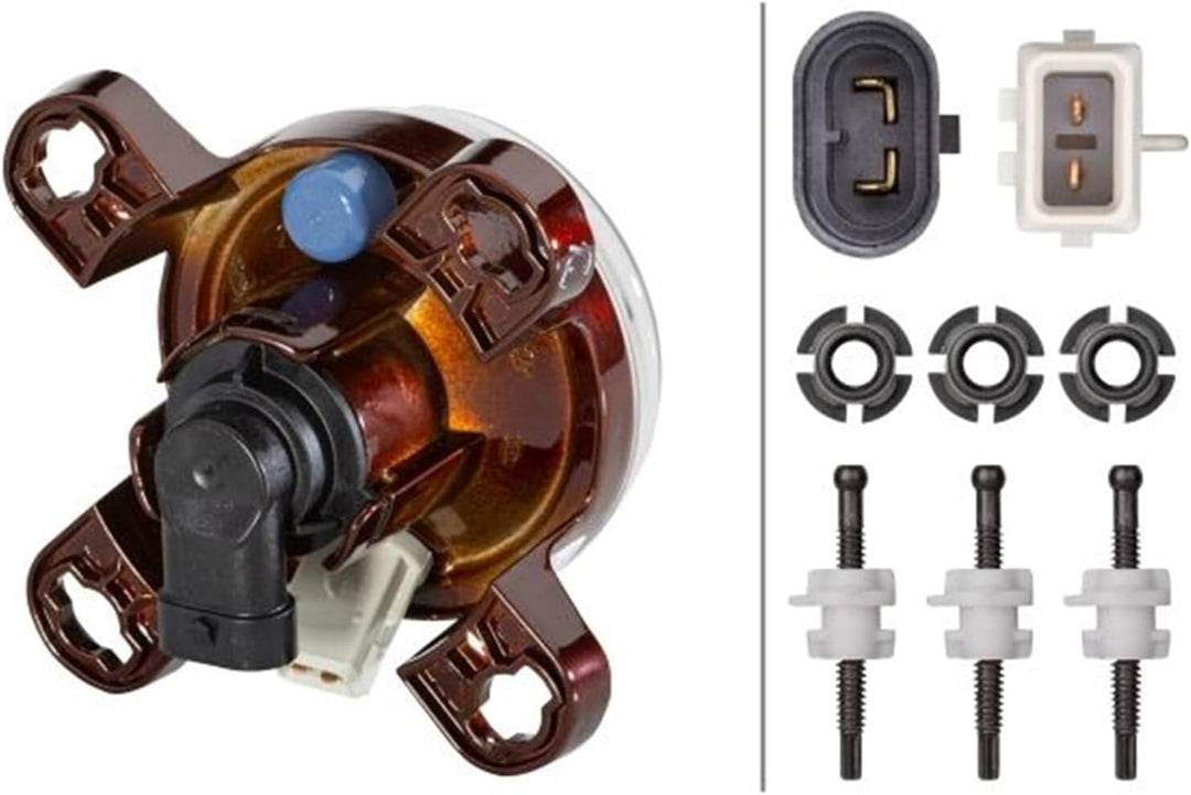 HELLA 1K0 247 043-097 DE/FF-Hauptscheinwerfer - 90mm Performance - 24V - rund - Referenzzahl: 12.5 -