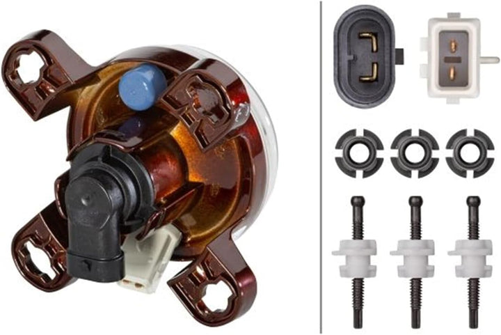 HELLA 1K0 247 043-097 DE/FF-Hauptscheinwerfer - 90mm Performance - 24V - rund - Referenzzahl: 12.5 -