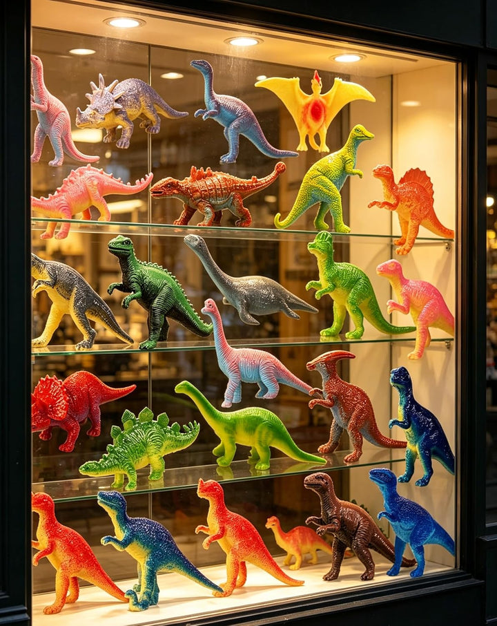 iZoeL Adventskalender 2025 Dinosaurier Kinder Jungen Dino Adventskalender 24 Dinosaurfiguren Füllung