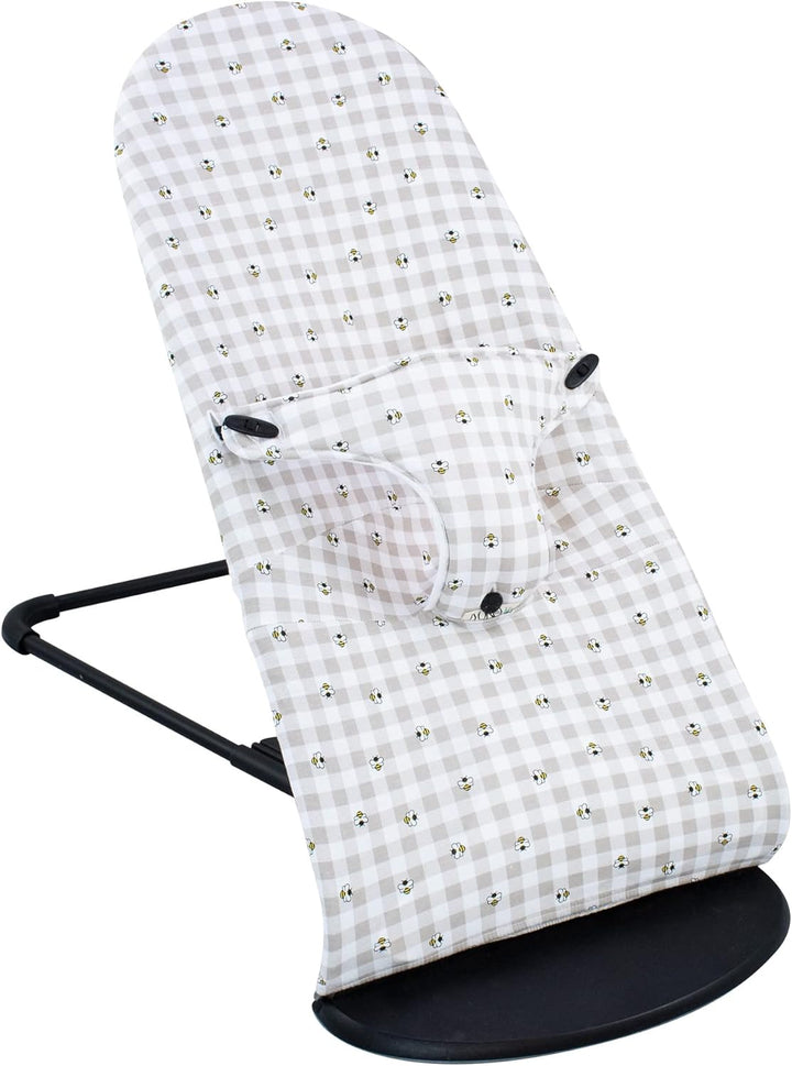 JYOKO Kids Bezug für Hängematte, kompatibel mit Babybjorn Soft, Balance (Picnic Vichy, Baumwolle)