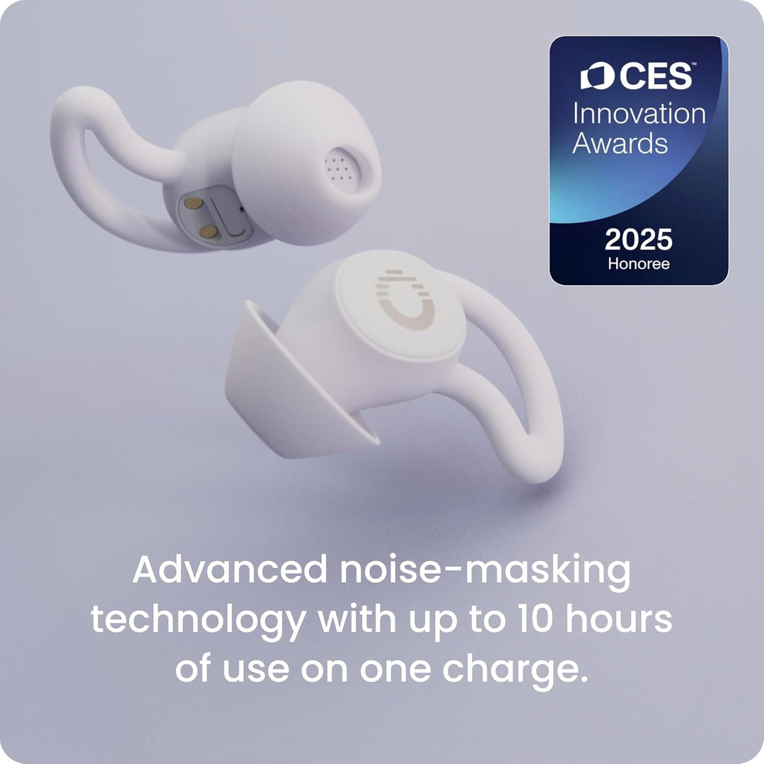 Ozlo Sleepbuds Sleep Headphones for Side Sleepers Sleep Earphones with Up to 10 Hours Bluetooth Stre