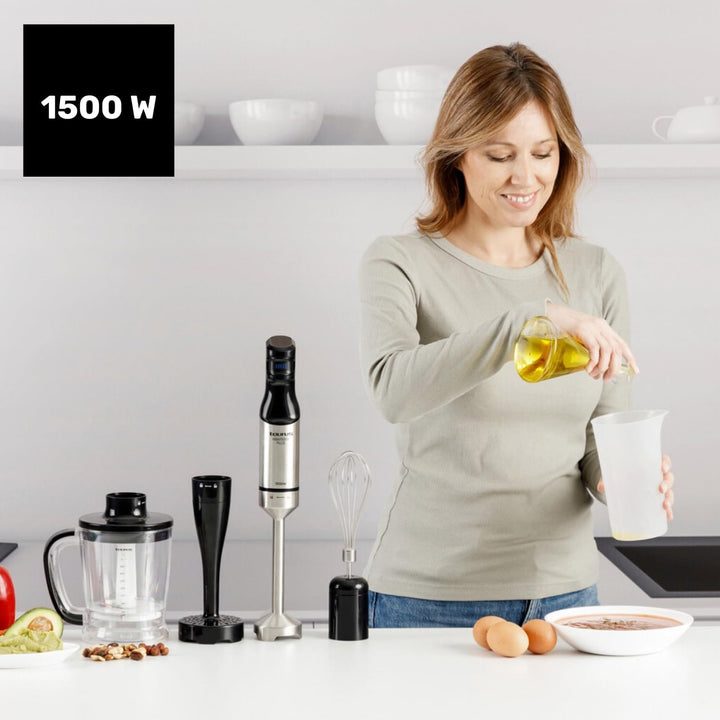 Taurus HBA1500X PLUS Stabmixer 1500 W | 20-stufiger Regler | Turbo-Funktion | Edelstahlklingen | ink