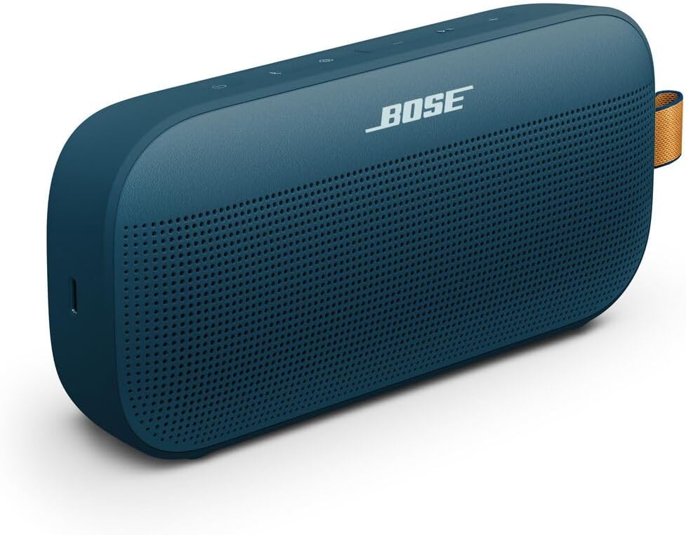 Bose SoundLink Flex Tragbarer Bluetooth-Lautsprecher (2. Gen.), Tragbarer Aussen-Lautsprecher mit na