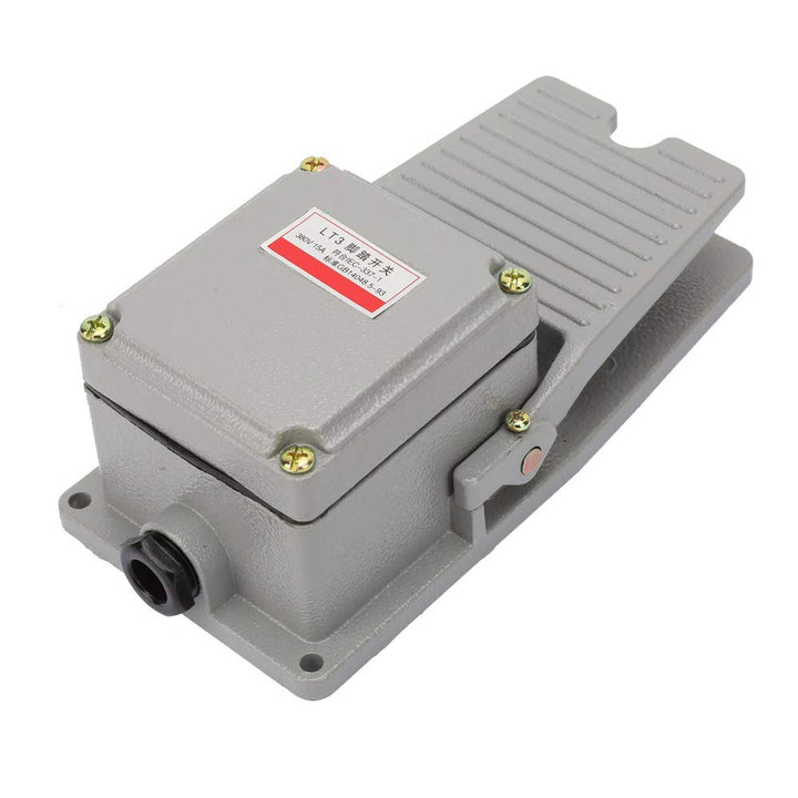 Fussschalter rutschfester Pedalregler Netzschalter Aluminiumschale Momentane Silberkontakte LT3