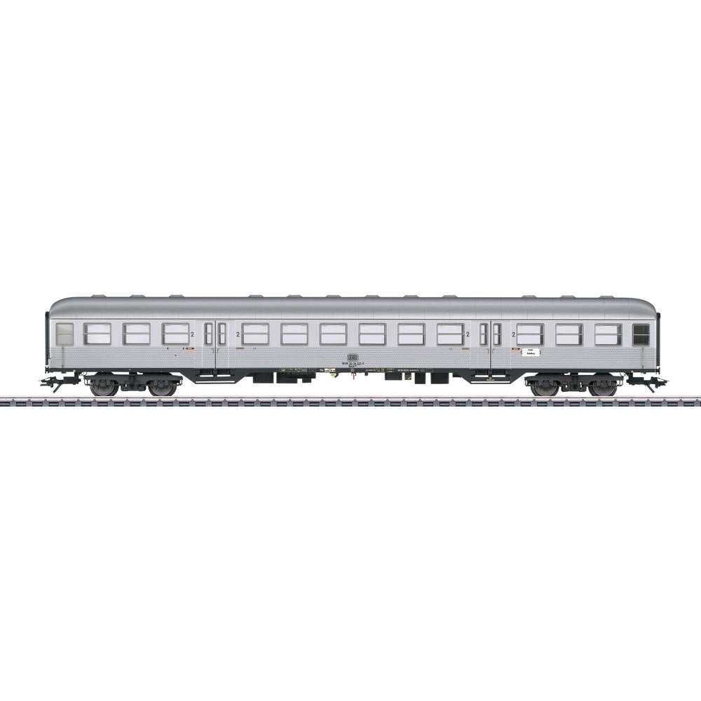 Märklin 43897 Auto Modelleisenbahn-Personenwagen 2. Klasse, Silberling, Spur H0, Mehrfarbig