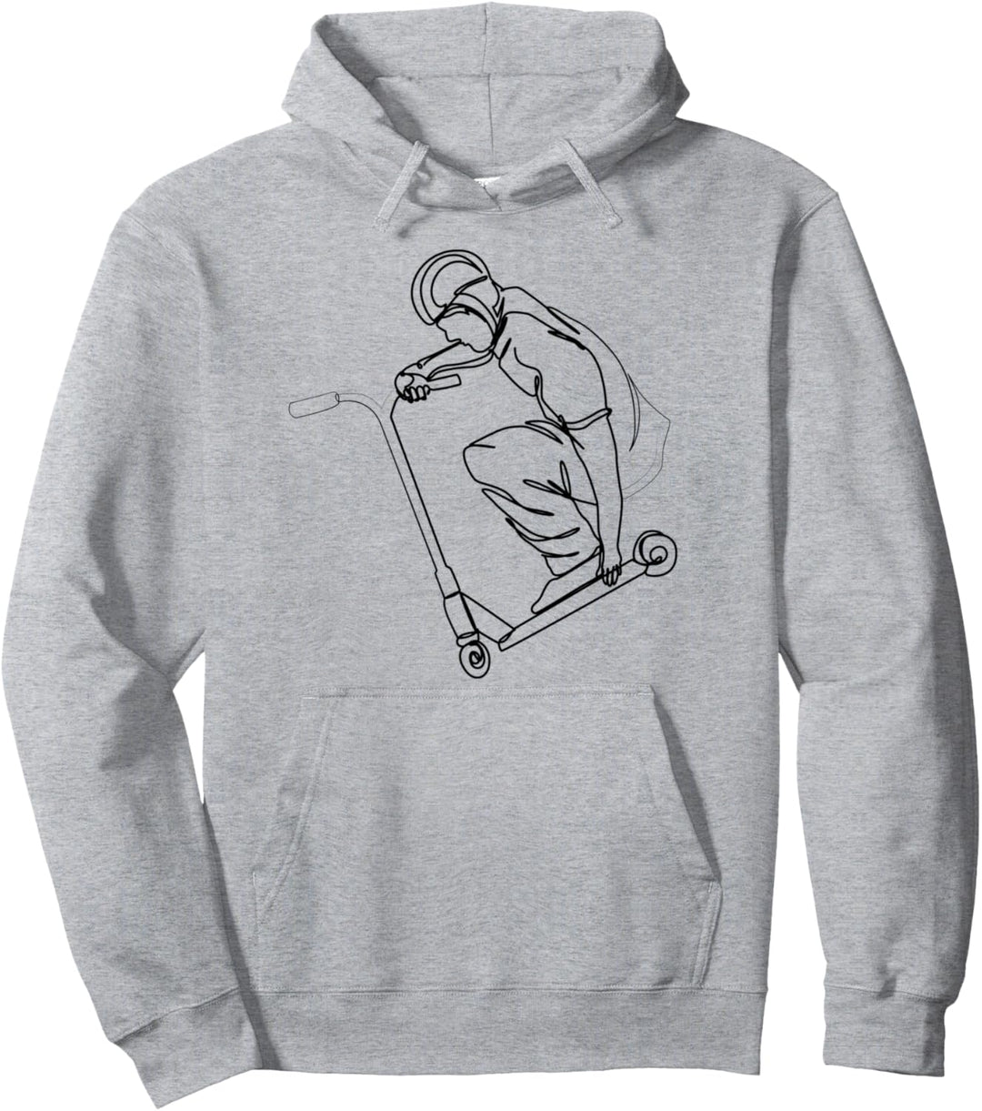 Scooter Roller Tretroller Kinder Jungen Pullover Hoodie