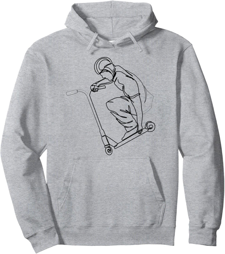 Scooter Roller Tretroller Kinder Jungen Pullover Hoodie