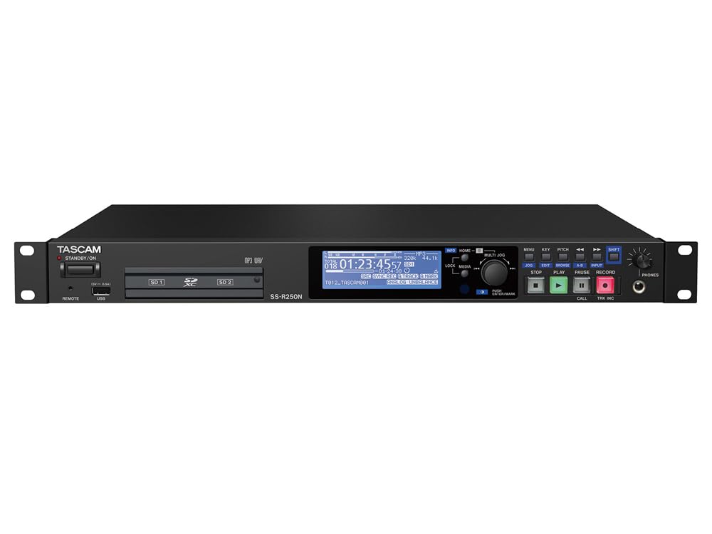 Tascam SS-R250N – Netzwerkfähiger Solid-State-/CD-Audiorecorder