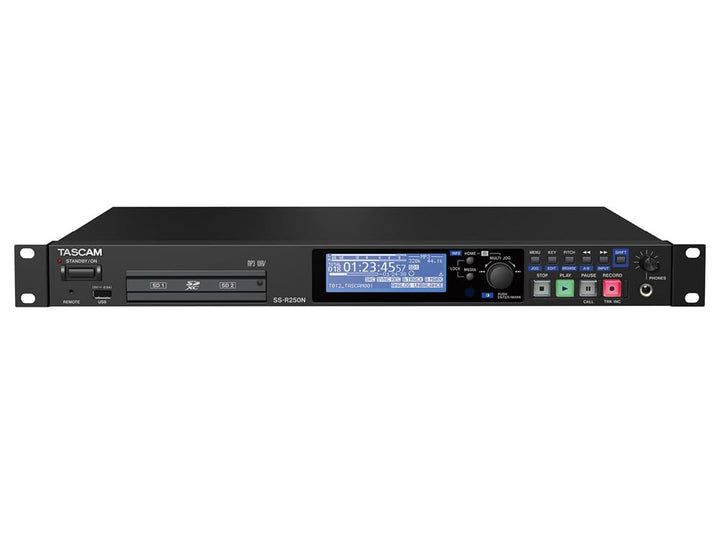 Tascam SS-R250N – Netzwerkfähiger Solid-State-/CD-Audiorecorder
