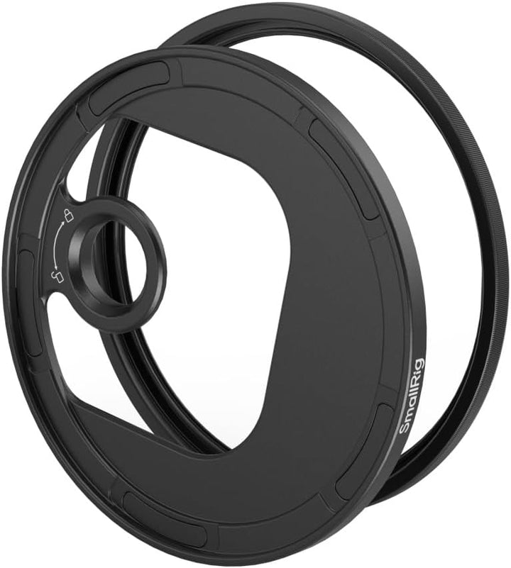 SMALLRIG Magnetischer T-Mount auf 67 mm Ansteckbarer Filteradapter, Verwendung mit SMALLRIG T-Mount