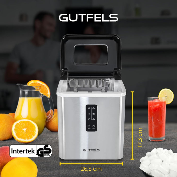 Eiswürfelbereiter ICE MAKER 4015 | Display | 12 kg in 24 h | 2 Eiswürfelgrössen | 1,2 kg Fassungsver