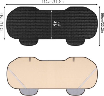 Universal Rücksitzkissenbezüge Auto, 132x49cm Auto Sitzauflagen, Anti Rutsch Sitzkissen Auto, Weich