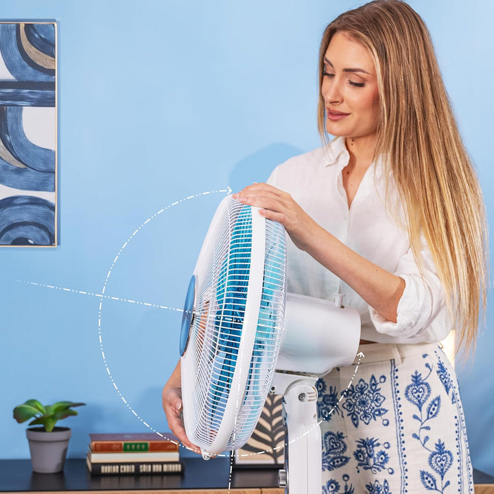 Cecotec Standventilator EnergySilence 610 Max Flow 70 W, 16 Zoll Durchmesser, 4 Geschwindigkeiten, 2