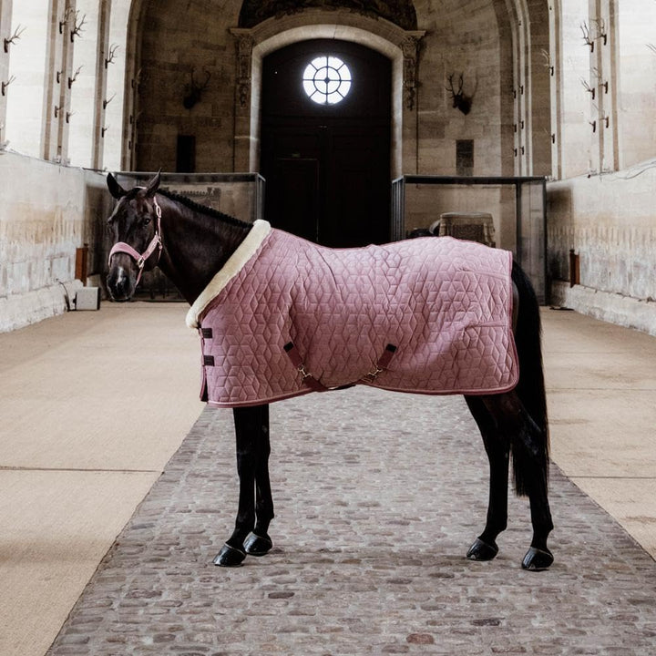 Kentucky Horsewear Show Rug Velvet Turnierdecke, Grösse:155, Farbe:Old Rose 155 alt rosa, 155 alt ro