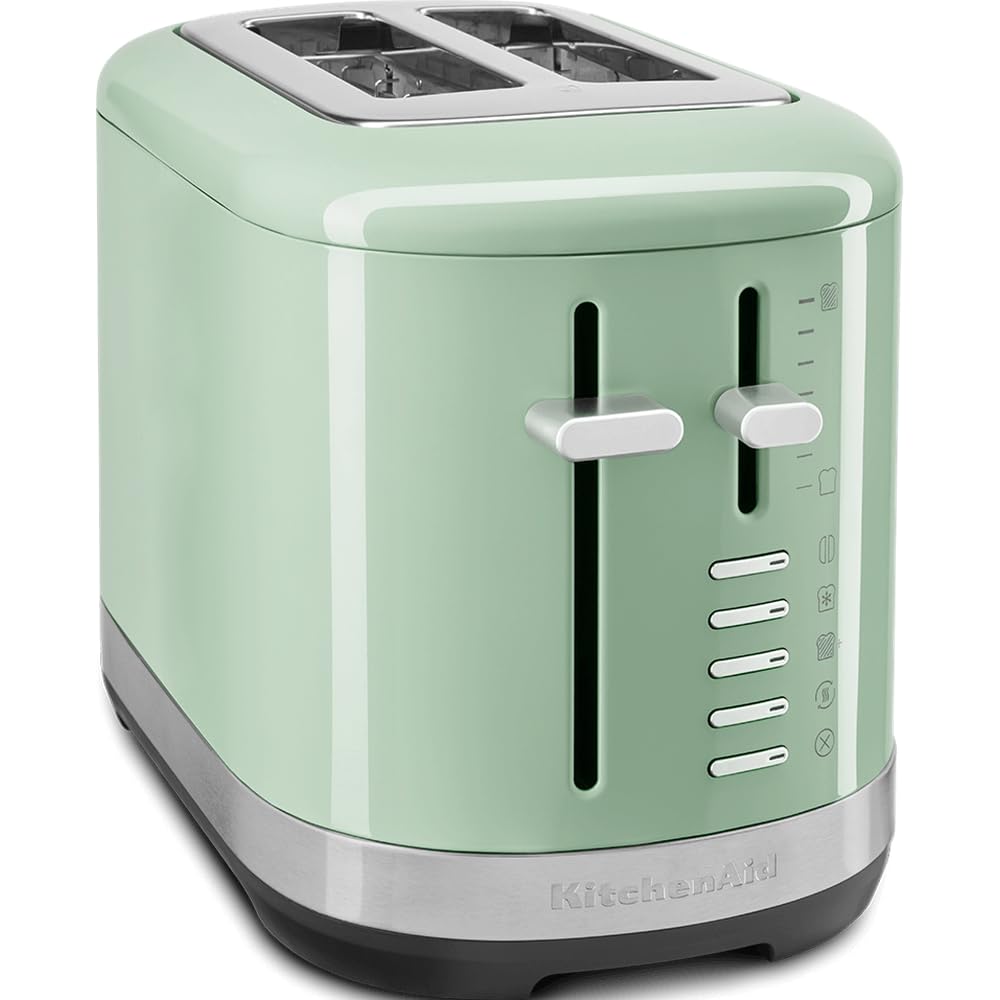 KitchenAid Toaster für 2 Scheiben - Retro Design Toast Machine - 7 verschiedene Funktionen (Pistazie