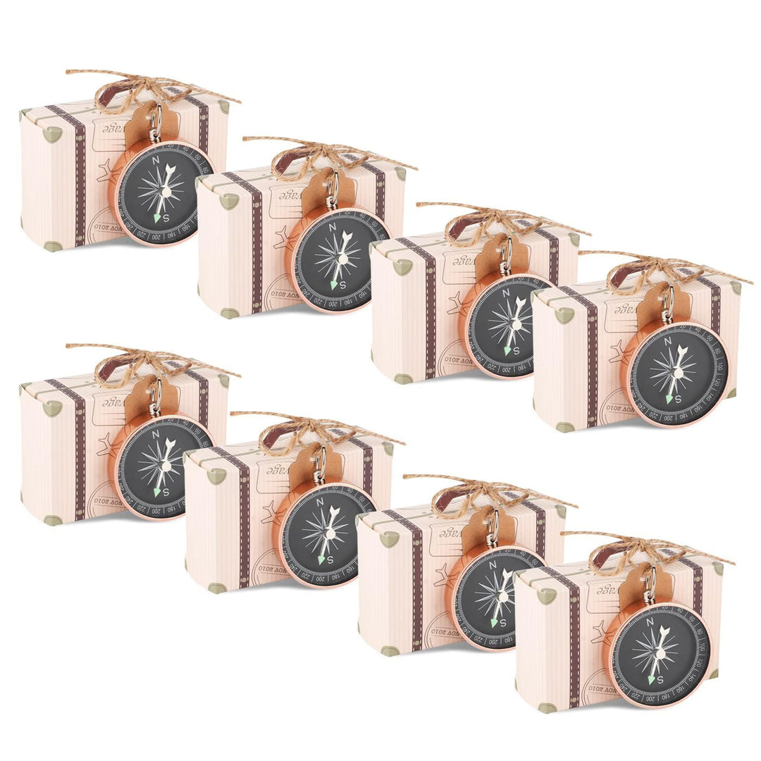 20 Stück Mini Koffer Gastgeschenke Hochzeit, Handarbeitskoffer Gastgeschenk Box, Parteibevorzugung M