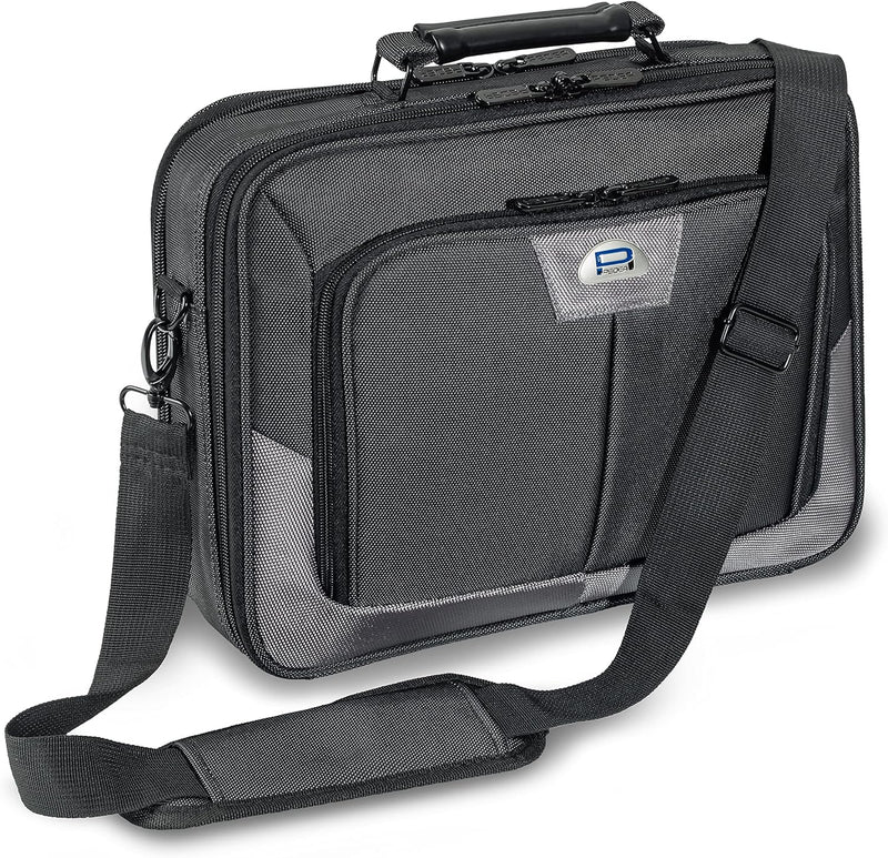 PEDEA Laptoptasche "Premium" Notebook-Tasche bis 17,3 Zoll (43,9 cm) Umhängetasche mit Schultergurt,