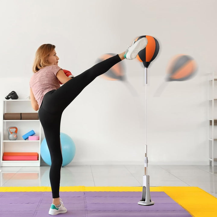 Reaktionstrainer, höhenverstellbar, EVA, Boxsack, Reflex, Boxsack, stehend, mit Handschuhen und Unte