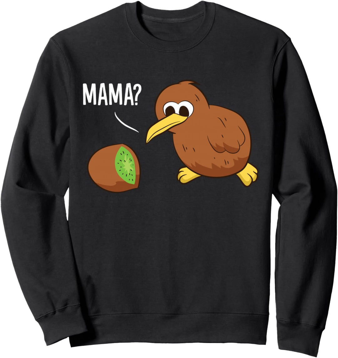Kiwi Vogel Neuseeland Kiwi Frucht Lustig Mama Kiwi Sweatshirt