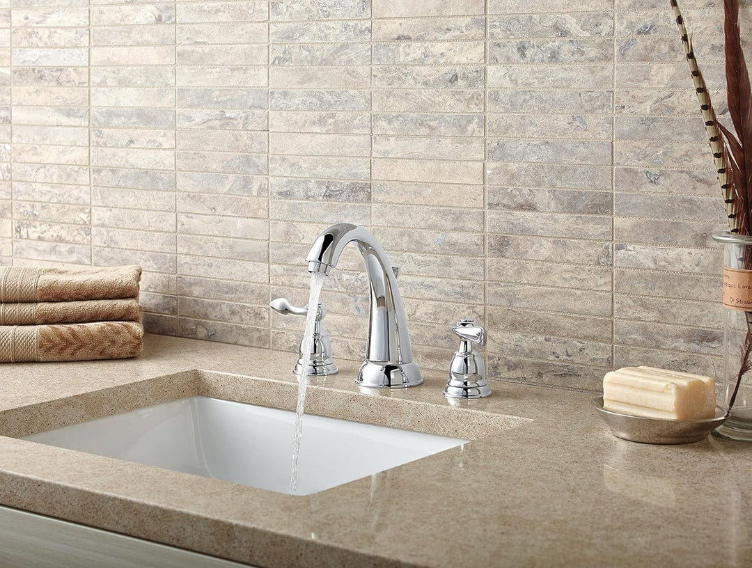Delta Faucet B3596LF Windemere Weit verbreitet, Chrome, 9.05 x 11.35 x 14.00 inches, Chrome