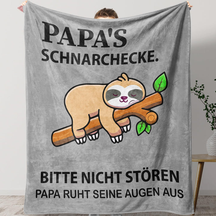 KAAYEE Papa Geschenk, Kuscheldecke Geschenke für Papa zum Geburtstag Valentinstag Vatertag, Geburtst