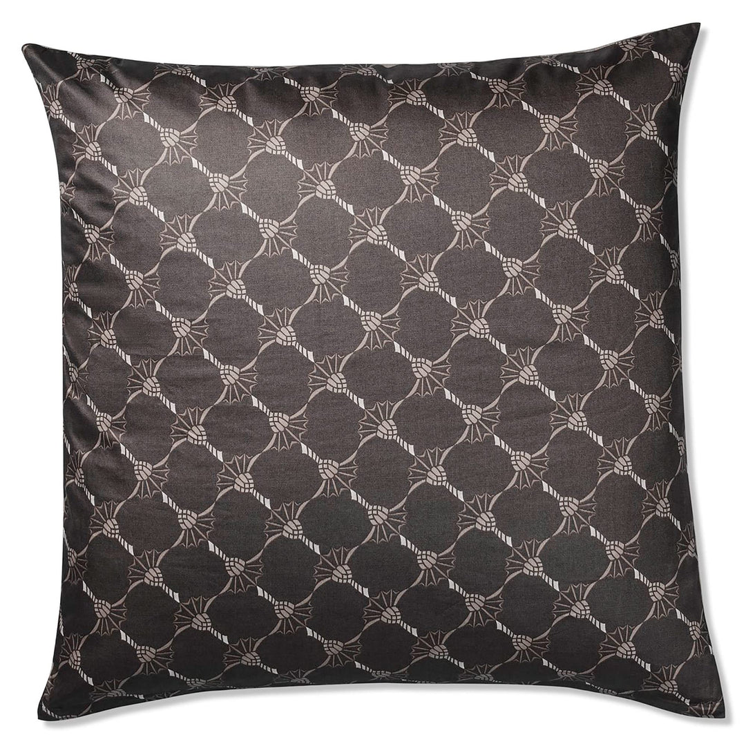 Joop! Bettwäsche Cornflower Double Shiny Black Kissenbezug einzeln 80x80 cm Kissenbezug einzeln 80x8