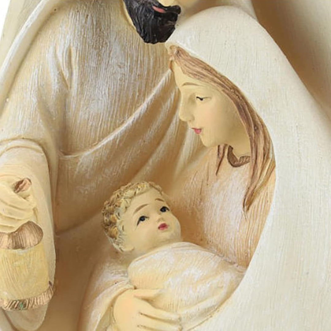 Aizuoni Nativity Scene Statue | Sculpted Style with Joseph, Mary Hold Baby Jesus | Beautiful Detaile