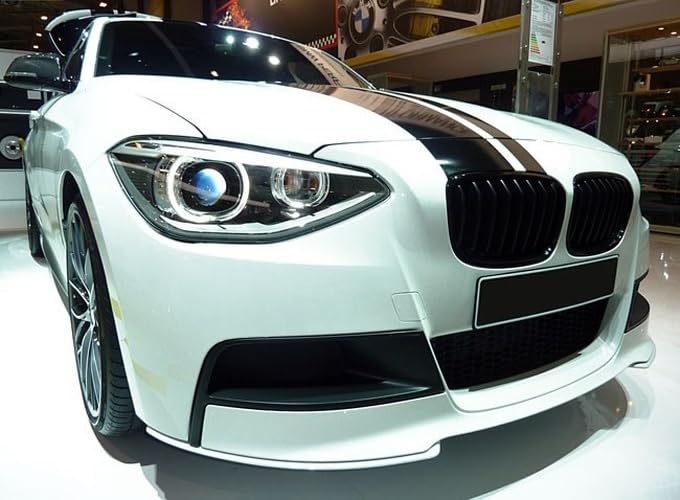 Kühler- Sport- Front- Rippen- Grill Schwarz Matt Eintragungsfrei Set