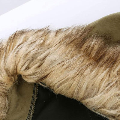 YIzdegg Jacke Mit Babyeinsatz Tragejacke Umstandsjacke Fleecejacke Mit Pelzkragen Baumwolljacke Warm