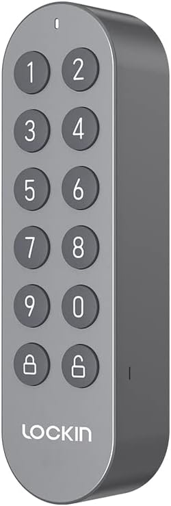 Lockin Smart Digital Keypad, IPX5 Wasserdicht, Schlüssellos, Zugangskontrolle, Digitales Haustürschl