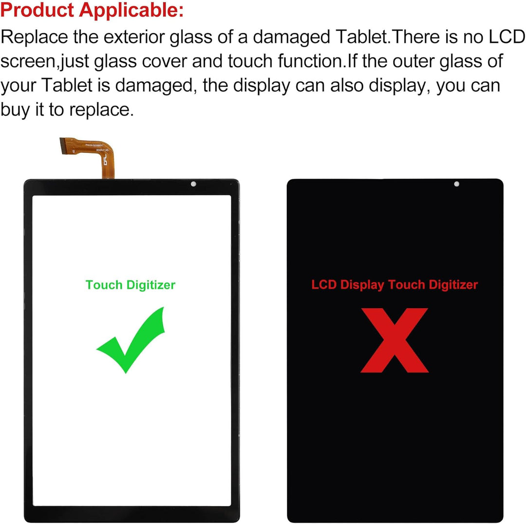 Neue Touchscreen Glas Digitizer Ersatz für Teclast P25T 45 PIN Touchscreen Frontglasscheibe mit aktu