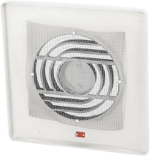 Badlüfter 150 mm Weiss 20 W HELIX - Leiser Wandlüfter aus ABS mit Filter 47 dB, Luftleistung 150 m³/