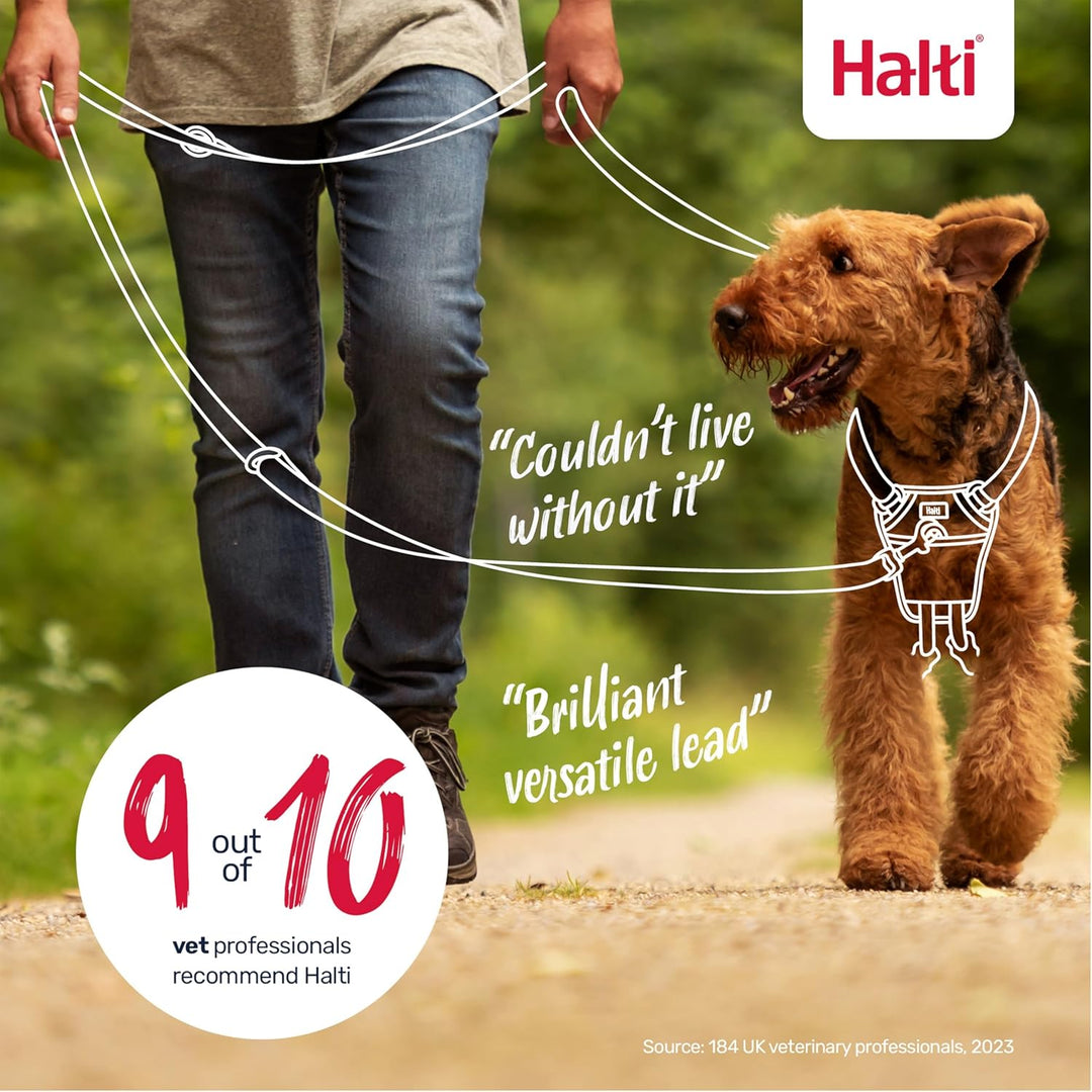 HALTI Doppelführleine - Multifunktionale Hundeleine zum Trainieren und Gassigehen mit Ihrem Hund. Le