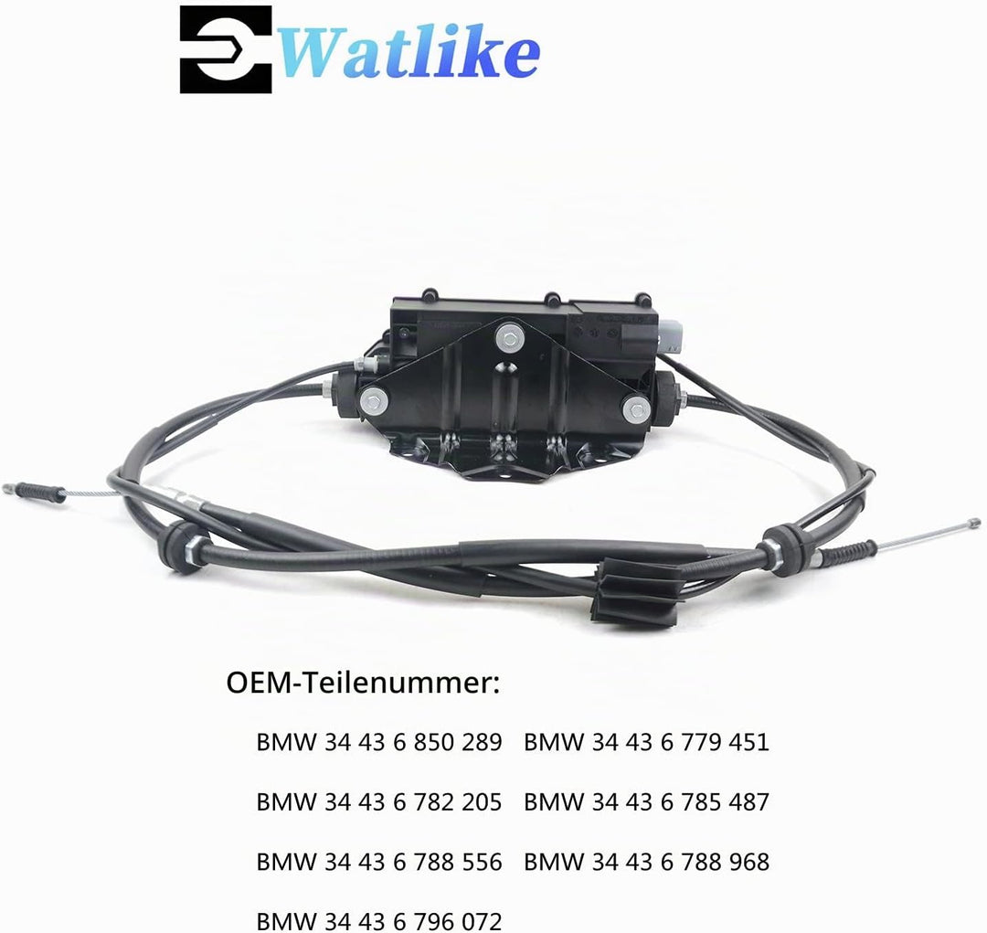 34436850289 Elektrische Feststellbremse Handbremse Stellantrieb Steuereinheit kompatibel mit 2007-20