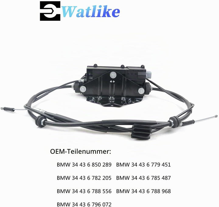34436850289 Elektrische Feststellbremse Handbremse Stellantrieb Steuereinheit kompatibel mit 2007-20