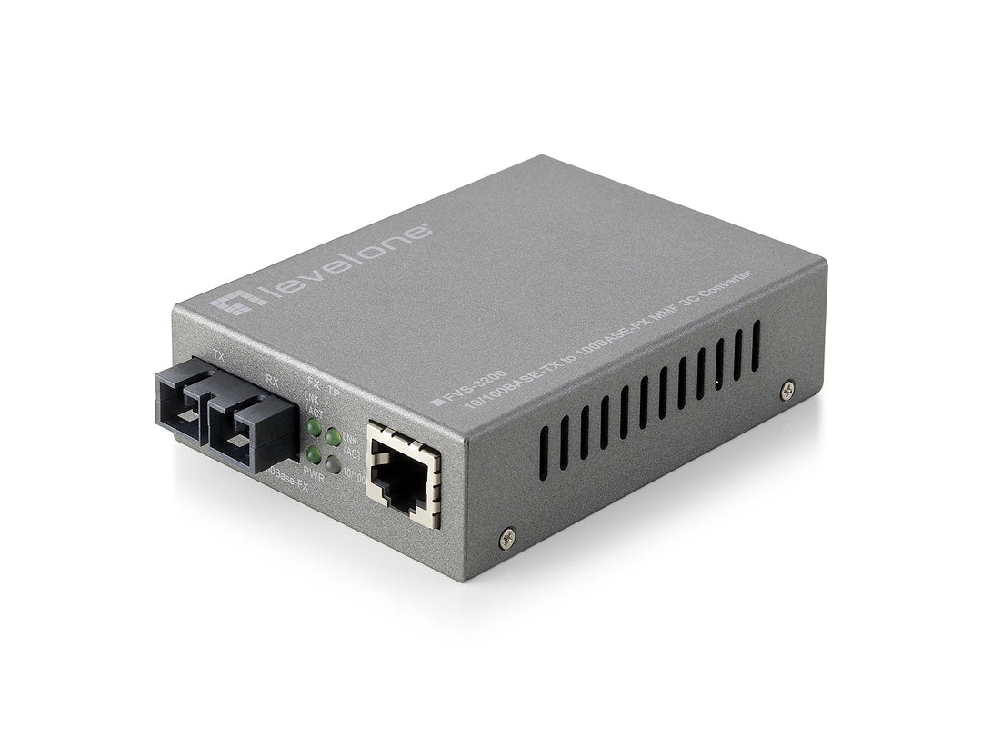 DIGITAL DATA FVS-3200 Medienkonverter 10/100BASE-TX auf 100BASE-FX