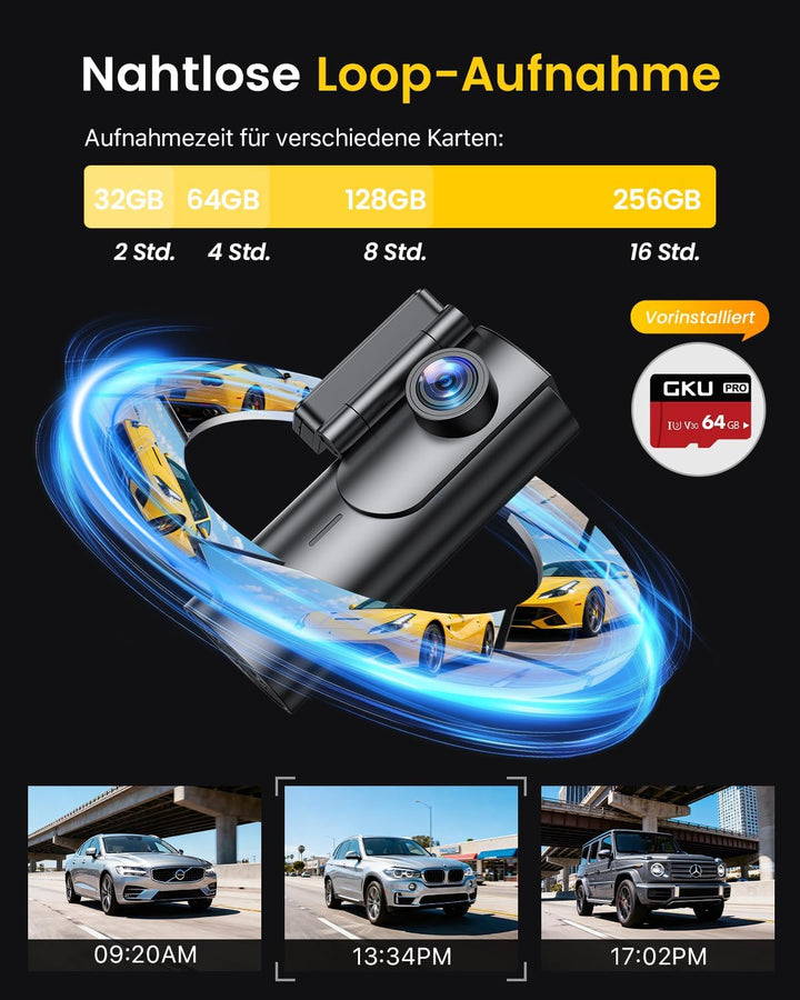 GKU Dash Cam (D600-IT), D600-IT