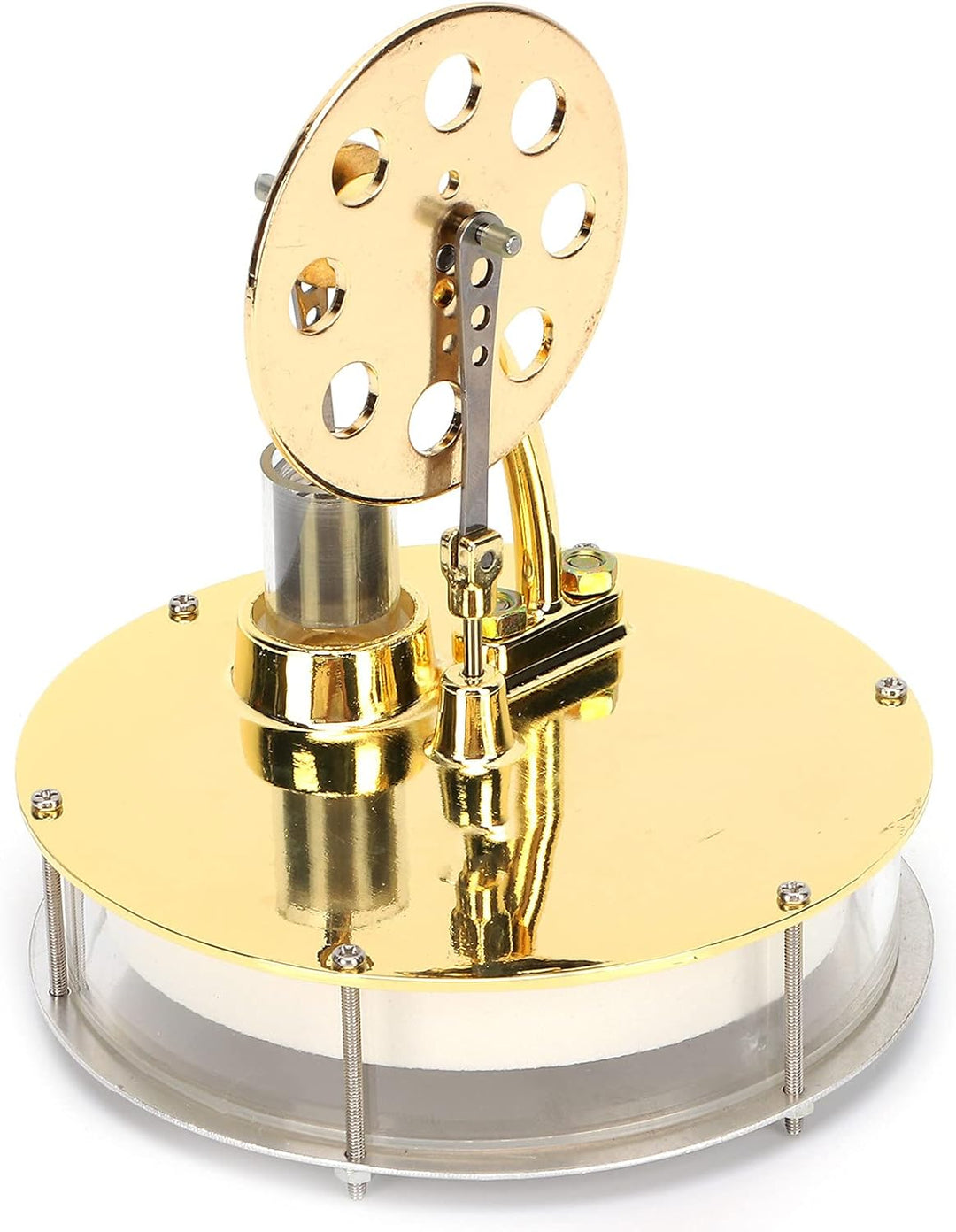 Zerodis Tieftemperatur-Stirlingmotor, Kryogener Stirlingmotor, Mini-Modell mit Zinklegierungskonstru