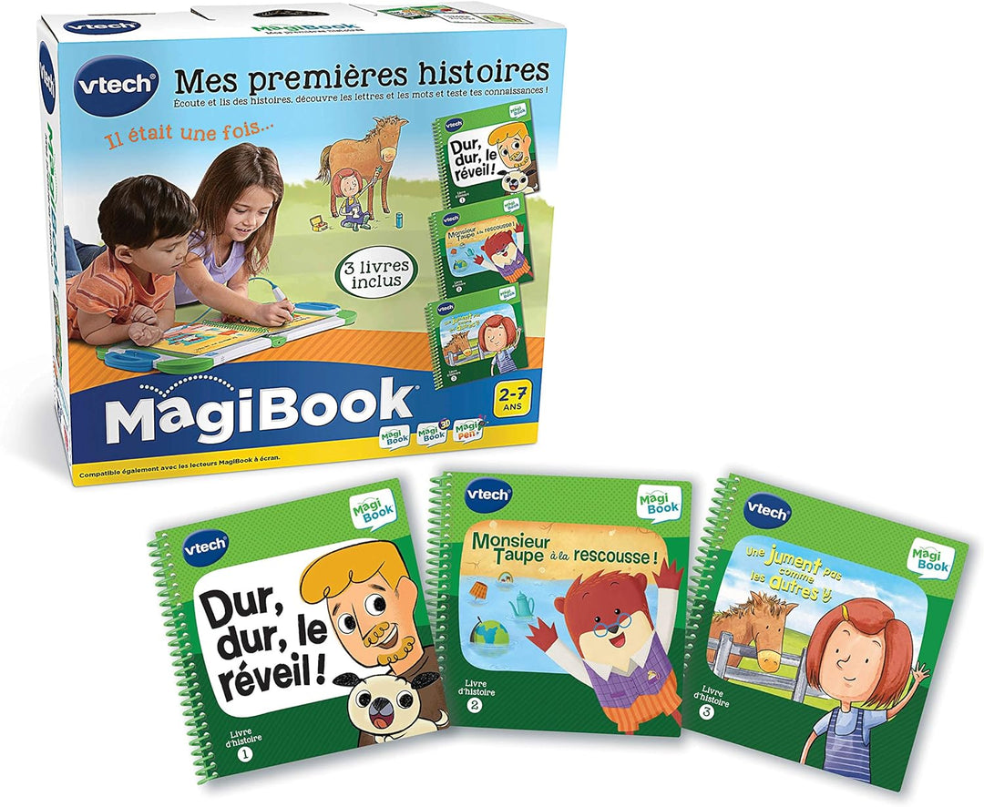 VTech Magibook-Pack mit 3 Büchern, Lernbuch, 80 – 488805, mehrfarbig – französische Version Packung