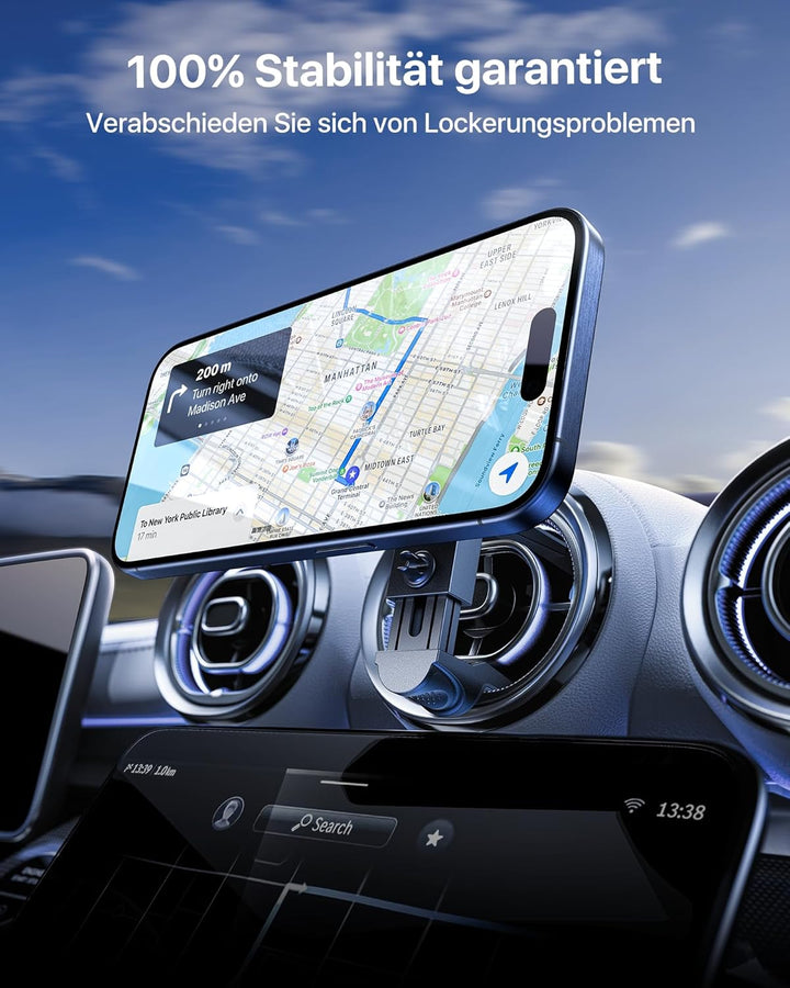 andobil Handyhalterung Auto für MagSafe Autohalterung Runde lüftung[20xN56 Stärkste Magnete]Magnet K