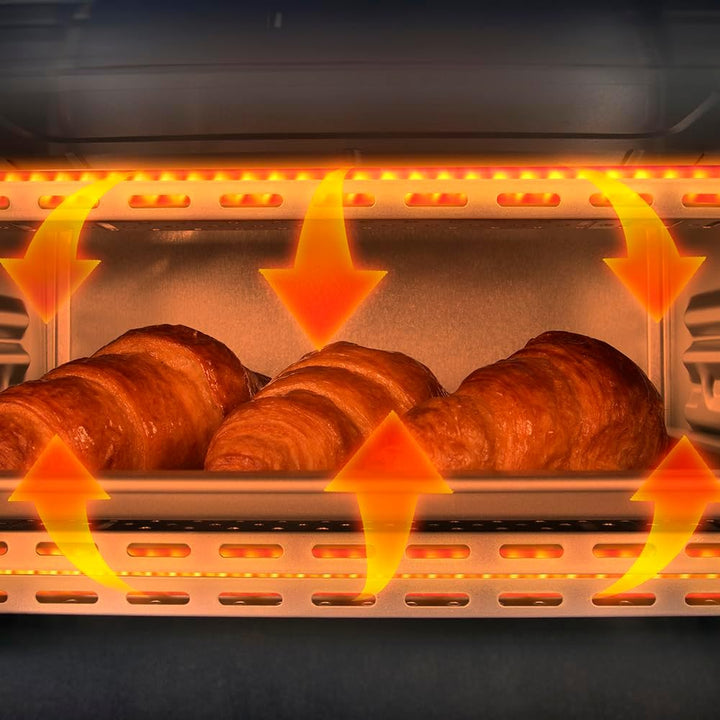 Cecotec Tischofen Bake&Toast 1090 Black, 10 L, 1000 W, 60-Minuten-Timer, Temperaturregelung bis zu 2